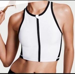 Victoria Secret Sport Crop Top Zip